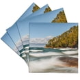thumbnail image 1 of 3drose, Waves on Lake Superior, Pictured Rocks, Upper Peninsula, Michigan., Set of 4 Ceramic Tile Coasters, 1 of 7