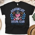 thumbnail image 1 of Waves Rays Days T-Shirt – Cute Cruise Club Tee for Summer Boaters, Black, Size S, 1 of 6