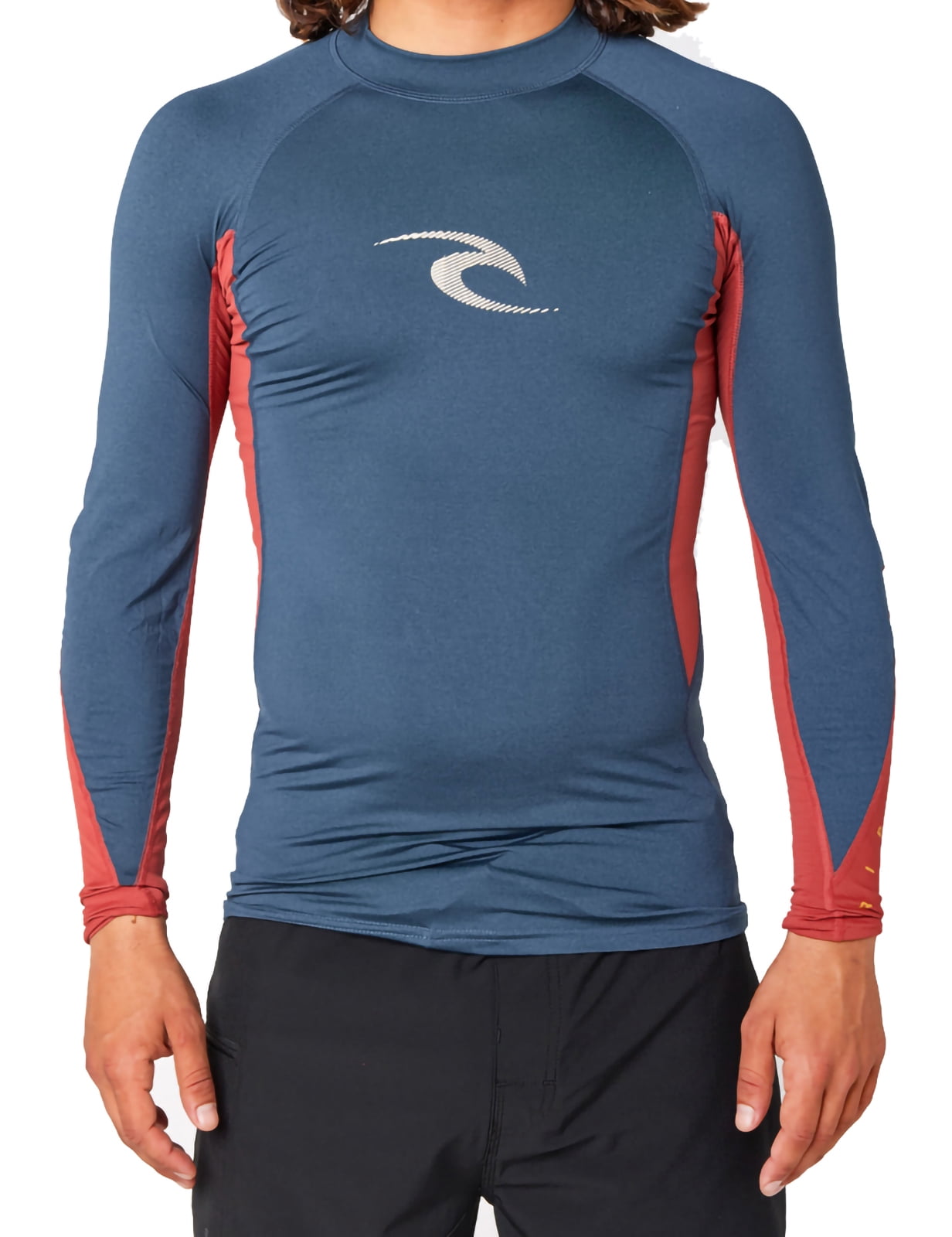 Waves Short Sleeve Rash Vest [Navy Marle] - Walmart.com