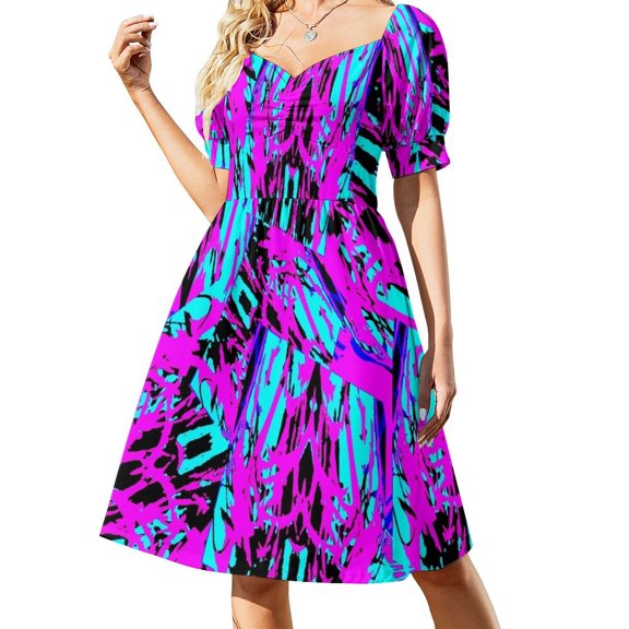 Waves Sleeveless Dress women clothes luxury dresses summer clothes