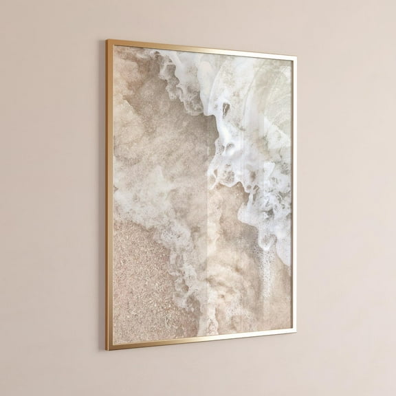 Waves Textured Wall Art Neutral Beach Printable Art, Minimal Coastal Print Sea Print Neutral Beach Decor White & Beige Ocean Print Wall Art, Modern Wall Decor, 8x12 UNFRAMED