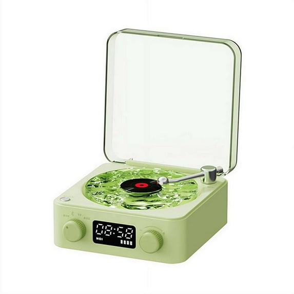Waves Vinyl Player Bluetooth Speaker Portable Vintage Vinyl Speaker Wave Record Player Used for Bedroom Party Sports and leisure