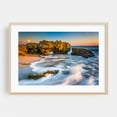 thumbnail image 1 of Waves at Coral Cove - Florida Photography Beach Ocean Coast Sunset Waves Landscape Scenic Oak Framed Wall Art Print 5 x 7 inches, 1 of 1