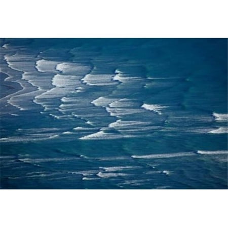 Waves at the Avon & Heathcote Rivers Christchurch New Zealand Poster Print by David Wall