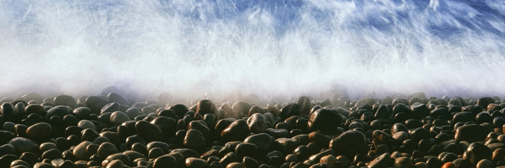 Waves breaking on coast Calumet Park Beach La Jolla San Diego San Diego County California USA Canvas Art - Panoramic Images (27 x 9)