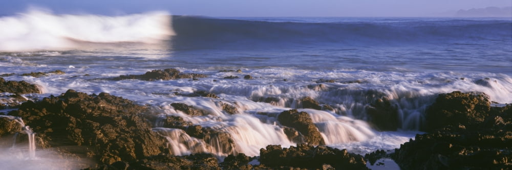 Waves breaking on the beach Playa Los Cerritos Cerritos Baja California Sur Mexico Canvas Art - Panoramic Images (12 x 36)
