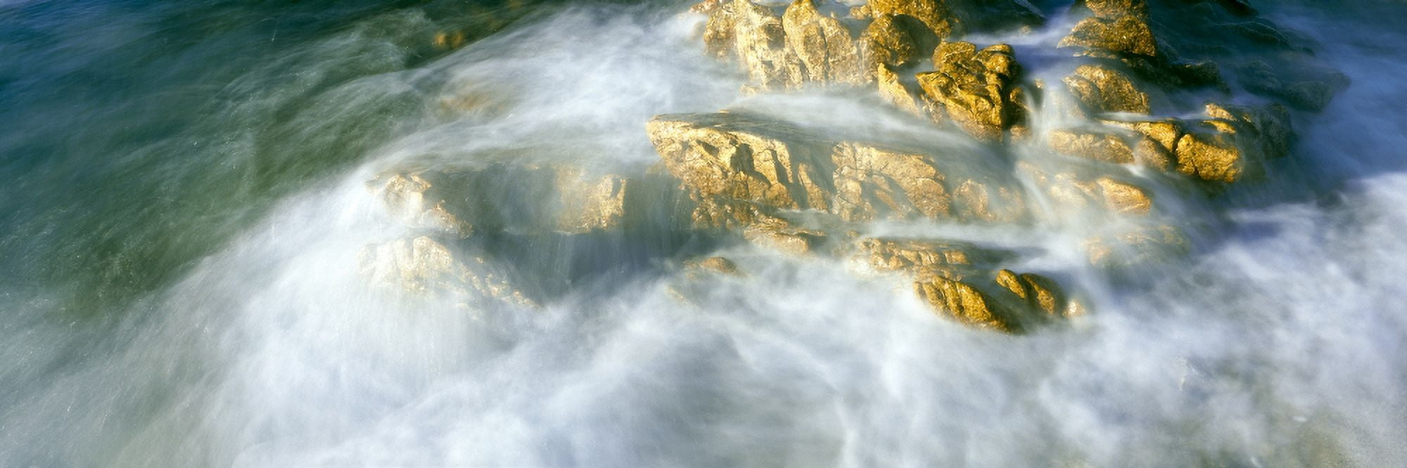 Waves breaking on the coast Cerritos Beach Cerritos Baja California Mexico Canvas Art - Panoramic Images (27 x 9)