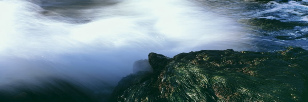 Waves crashing on the coastline La Jolla San Diego San Diego County California USA Canvas Art - Panoramic Images (27 x 9)