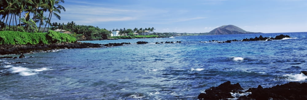 Waves in the pacific ocean Mokapu Beach Maui Hawaii USA Canvas Art - Panoramic Images (27 x 9)