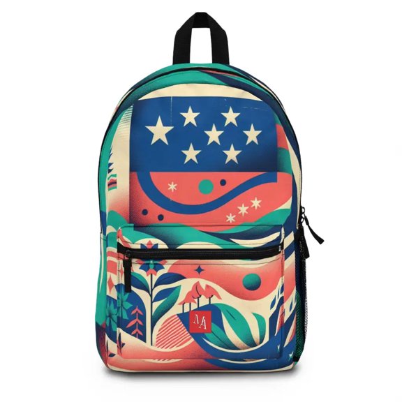 Waves of Patriotism and Nature - Backpack