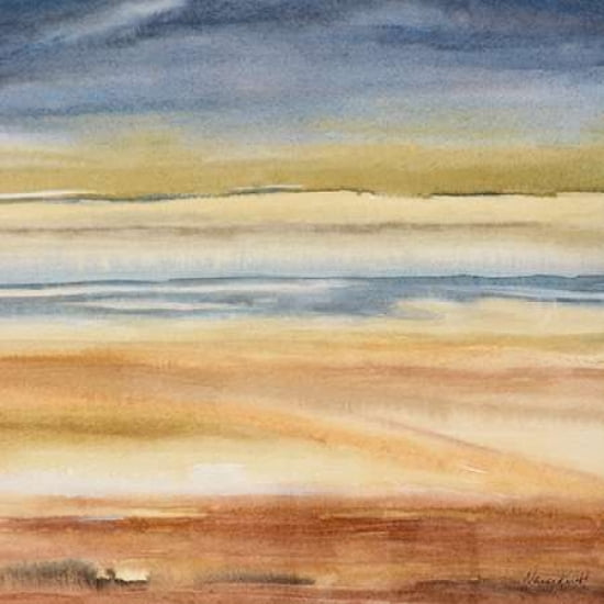 Waves on The Shore Canvas Art - Nancy Knight (24 x 24)