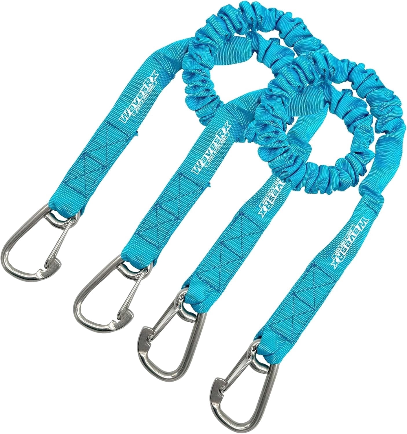 WavesRx DockingPal™ - Premium Bungee Dock Line 3 ft (2PK) | Elastic ...