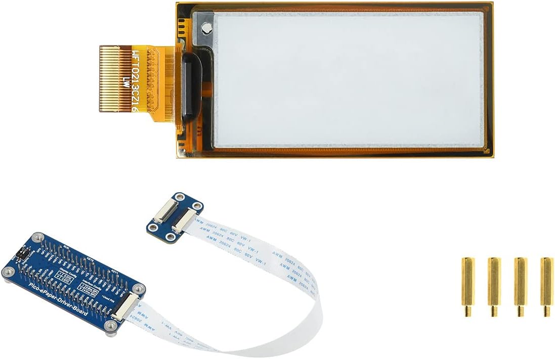 Waveshare 4.26 Inch E-Paper Display HAT - 800x480 Black/White, SPI Interface For Raspberry Pi