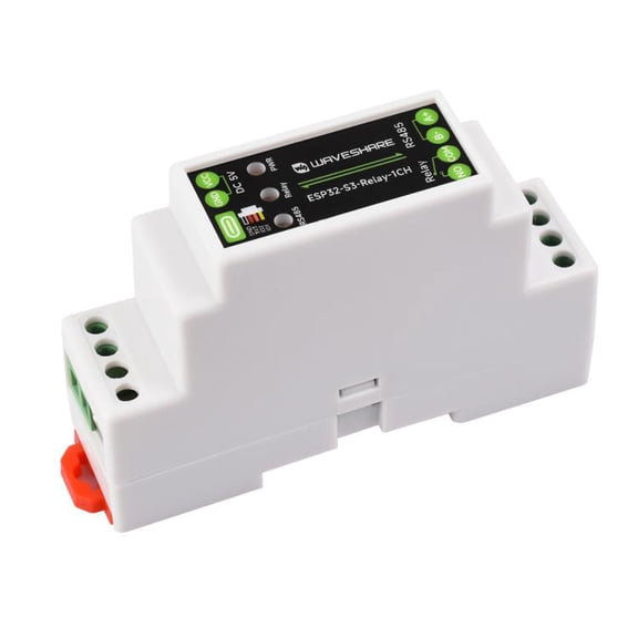 Waveshare 32152 Industrial 1 Channel ESP32-S3 WiFi Relay Module with Bluetooth RS485 Remote Control Smart Automation Controller
