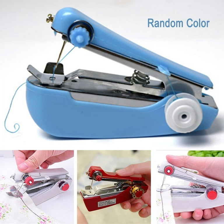 Mini Handheld Sewing Machine, Portable Handy Stitch Electric Crafting  Mending Machine for Quick Repairs DIY Household Travel Beginner