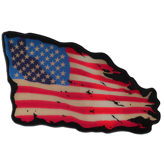 Waving American Flag Patch