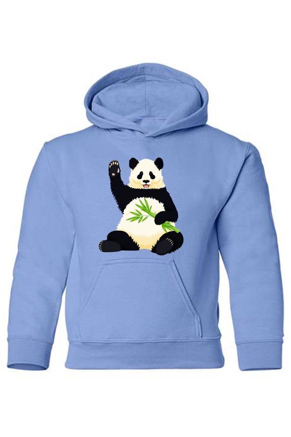 Waving Panda With Bamboo Hoodie Juniors -Image by Shutterstock, Small