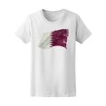 thumbnail image 1 of Waving Qatar Grunge Flag T-Shirt Men -Image by Shutterstock, Male 3X-Large, 1 of 2