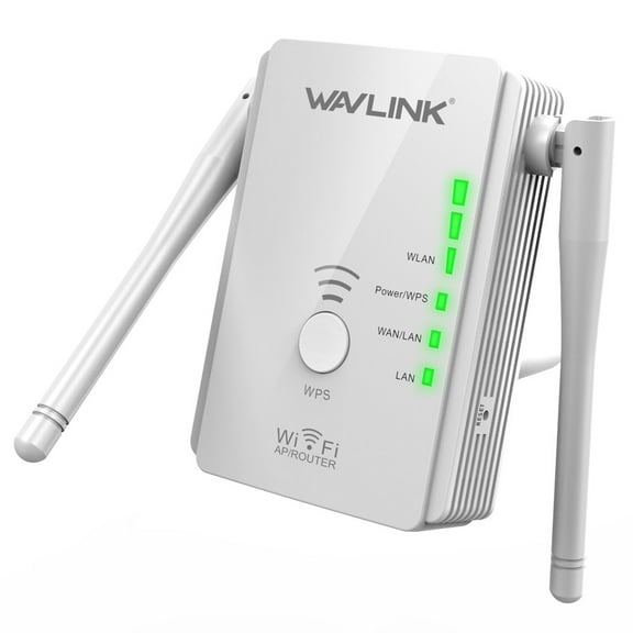 Wavlink N300 WiFi Range Extender, Wireless Repeater With dual RJ45 Port - Wall Plug WiFi Access Point