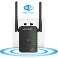 thumbnail image 1 of Wavlink N300 Wifi Range Extender/ Access Point/ Router/ Repeater, last minute gift Wi-Fi Signal Booster Media Bridge, High power, Smart LED Signal Indicator, One-button Setup, Wall Plug, 1 of 6