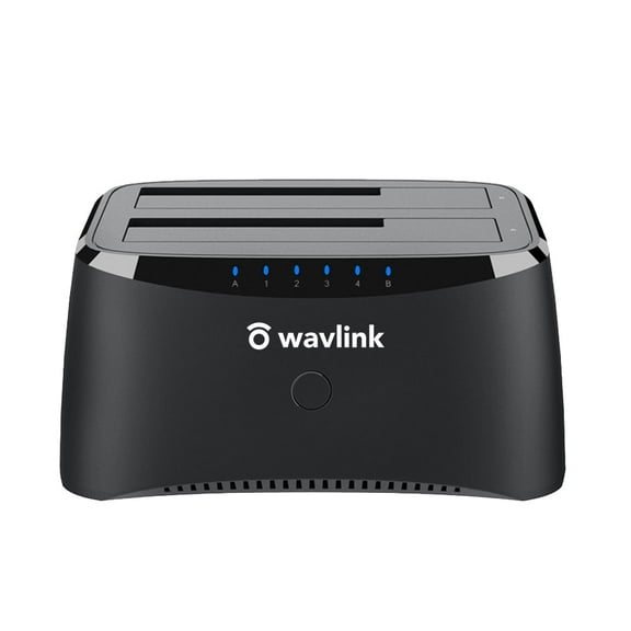 WAVLINK 5Gbps USB 3.0 to SATA Hard Drive Dock for 2.5/3.5in HDD/SSD with Offline Clone, OTG Function