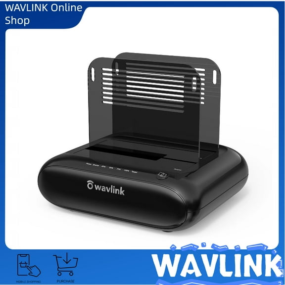 Wavlink WL-ST341U External Hard Drive Docking Station, USB-C, for Apple, Microsoft, Dell
