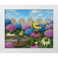 thumbnail image 1 of Wavra, Robert 18x15 White Modern Wood Framed Museum Art Print Titled - Goldfinches, 1 of 4