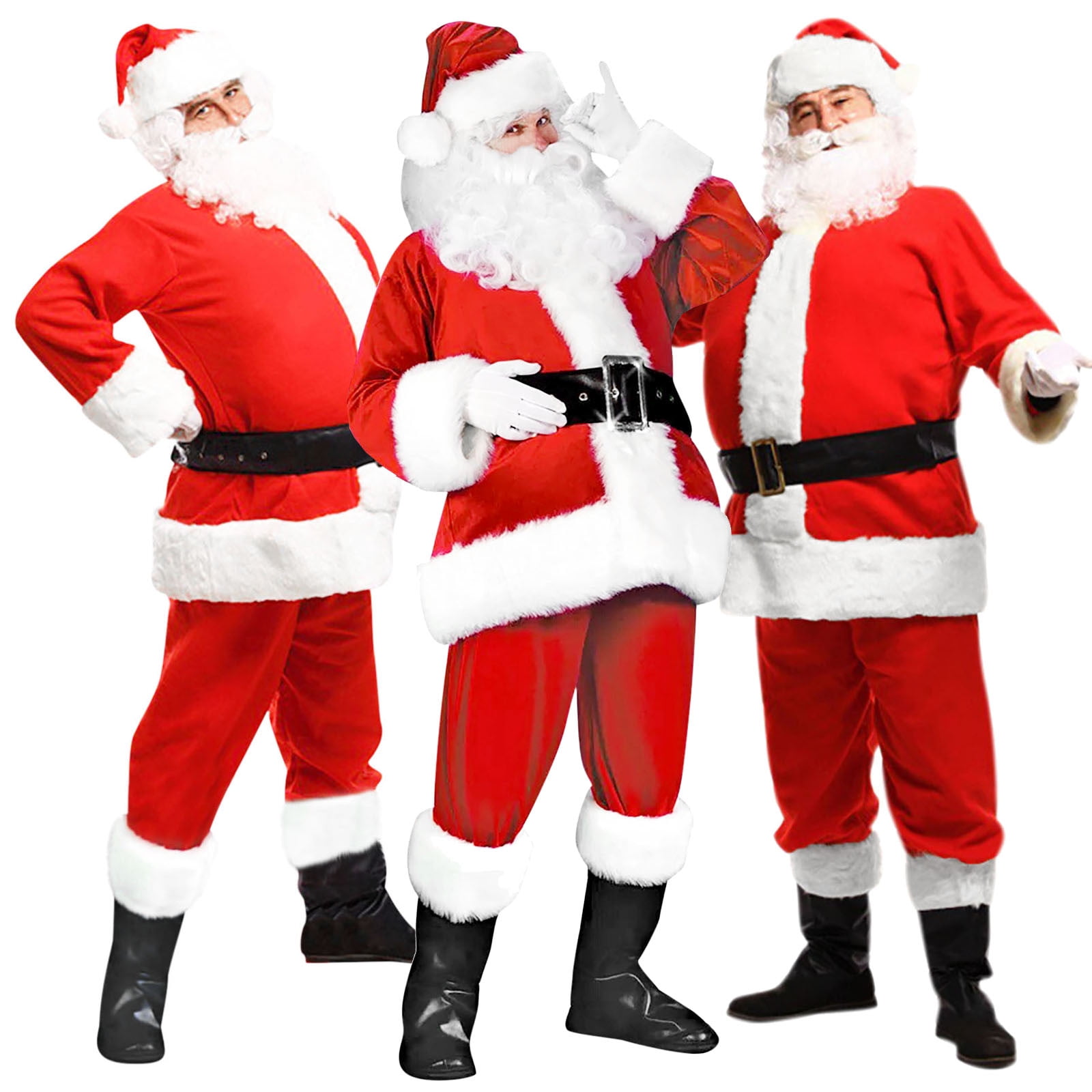 Santa claus suit big and tall best sale