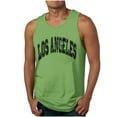 thumbnail image 1 of Wavsuf Men's Print Tank Top Crew Neck Casual Sleeveless Sports Green T-shirt Tank Size 4XL, 1 of 4