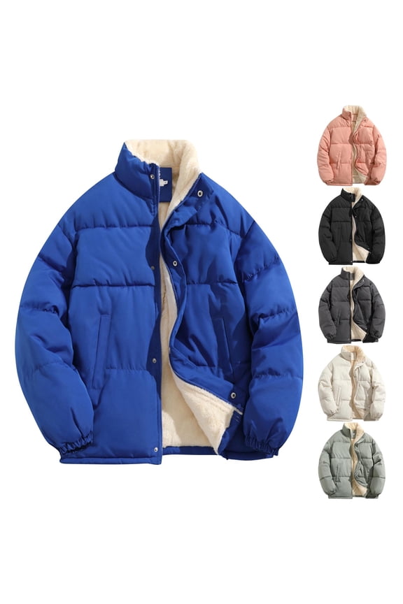 Men's Puffer Jacket Winter Jackets Heavyweight for Men Windbreaker Black Size 4XL