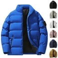 thumbnail image 1 of Wavsuf Men's Puffer Jacket Winter Jackets Heavyweight for Men for Men Coats Khaki Size 2XL, 1 of 2