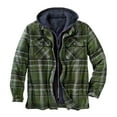 thumbnail image 1 of Wavsuf Men's Work Jacket Winter Jackets Heavyweight for Men Coat Green Size 3XL, 1 of 3