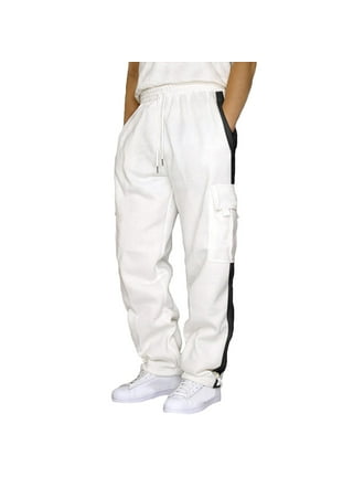 White sweatpants cheap sale