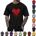 thumbnail image 1 of Wavsuf Mens Graphic Shirts for Men Tees Short Sleeve Round Neck T Shirt Purple Size L, 1 of 5