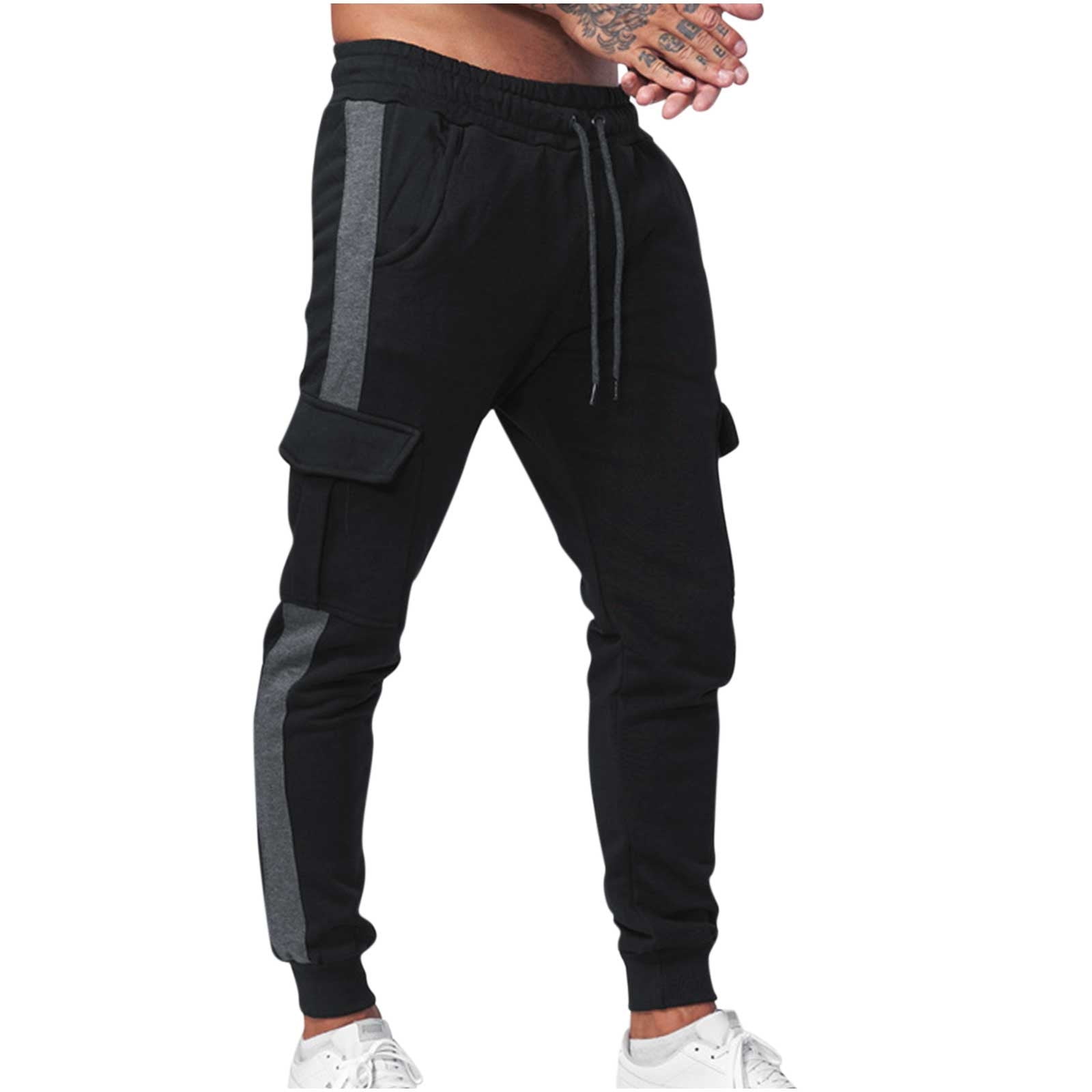 Xysaqa Men's 2 Piece Sweatsuit Outfits Casual Long Sleeve Crewneck Pullover  Top and Jogging Pants Athletic Suit Sports Comfy Tracksuit M-3XL 