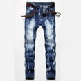thumbnail image 1 of Wavsuf Mens Pants Jeans Lightweight Light Blue Pants Size L, 1 of 9
