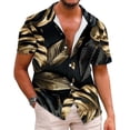 thumbnail image 1 of Wavsuf Mens Shirts Button Down Summer Turndown Beach Hawaiian Multicolor Shirts Size 2XL, 1 of 3