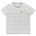 thumbnail image 1 of Wavsuf Mens Shirts Short Sleeve Crew Neck Striped Summer Gray T-Shirts Size XL, 1 of 7