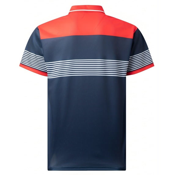 Wavsuf Mens Shirts Short Sleeve Summer Turndown Navy Shirts Size XL