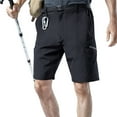 thumbnail image 1 of Wavsuf Mens Shorts Surf Beach Loose Casual with Pockets Summer Black Swimwear Size 2XL, 1 of 5
