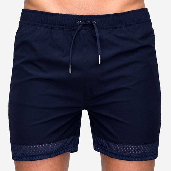 Wavsuf Mens Shorts Surf Beach Summer Navy Swimwear Size M