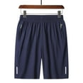 thumbnail image 1 of Wavsuf Mens Shorts Clearance Surf Beach Summer with Pockets Loose Casual Dark Blue Swimwear Size M, 1 of 4