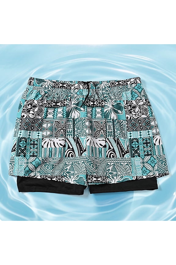 Mens Swimming Trunks Mens Swim Shorts Motion Bodybuilding Ventilation Tight Drawstring Swimsuits Green Size XL