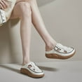 thumbnail image 1 of Wavsuf Platform Sandals for Women Outdoor Casual Summer White Sandals Shoes Size 7.5, 1 of 8