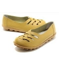 thumbnail image 1 of Wavsuf Sandals for Women Casual Summer Breathable Hollow Out Yellow Sandals Shoes Size 9, 1 of 3