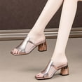 thumbnail image 1 of Wavsuf Sandals for Women Casual Summer Rose Gold Sandals Shoes Size 4.5, 1 of 7