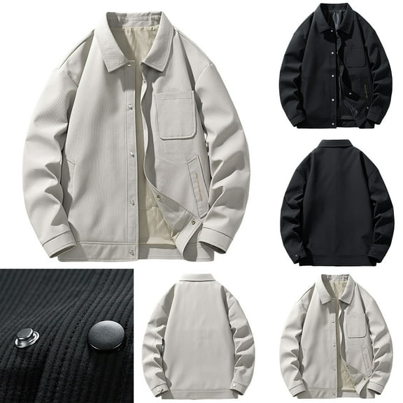 Wavsuf Winter Bomber Jacket Mens Jackets Lightweight for Men Coat Gray Size 4XL