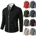 thumbnail image 1 of Wavsuf Winter Bomber Jacket Mens Jackets Lightweight for Men Sweater Black Size XL, 1 of 10