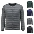 thumbnail image 1 of Wavsuf Winter Puffer Jacket Mens Jackets Heavyweight for Men Coat Gray Size 4XL, 1 of 7