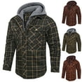 thumbnail image 1 of Wavsuf Work Jackets for Men Winter Jacket Heavyweight for Men Coat Green Size M, 1 of 6